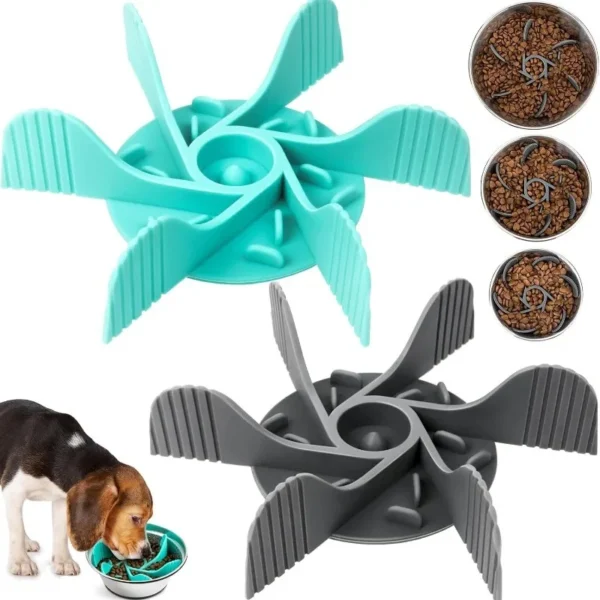 kf-Sf3d458428c8245e6a39c6066677072f92 Pet Feeder Plugin Powerful Suction Cup Slow Food Anti Choking Bowl Convenient Easy Clean Extended Dogs Eating Time Pet Supplies