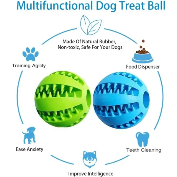kf-S62441eab1da64f16ba6090d089ef7833A Delicious Ball, This Rubber Tooth Cleaning Snack Ball Toy is a Game – Changer For Pet Dental Care.