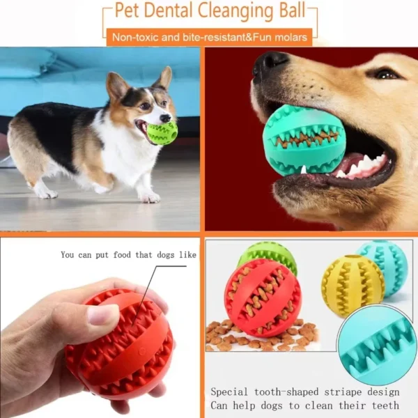 kf-S771c5387d6654a3f9e5dd86052dc28dfP Delicious Ball, This Rubber Tooth Cleaning Snack Ball Toy is a Game – Changer For Pet Dental Care.